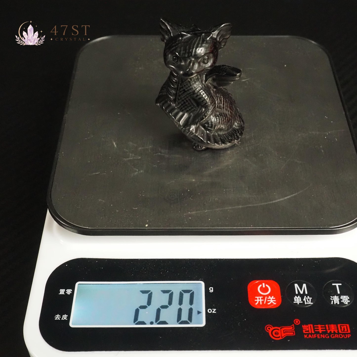 Mini Crystal Dragon Carving