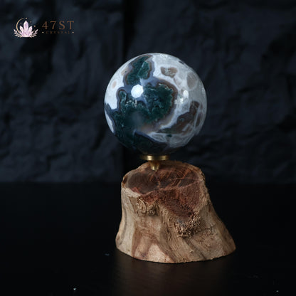 Moss Agate Sphere