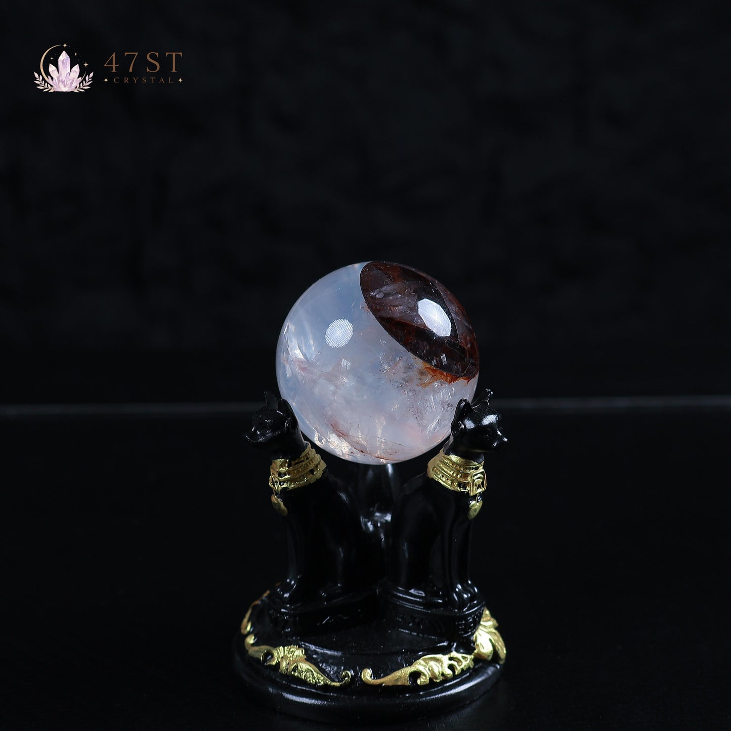 Fire Quartz Sphere