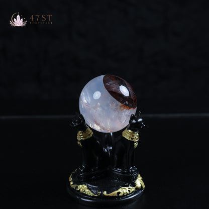 Fire Quartz Sphere