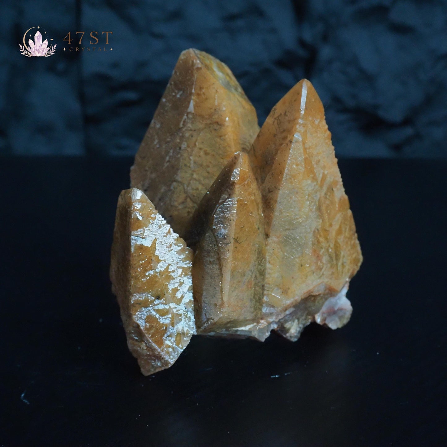Orange Calcite Cluster