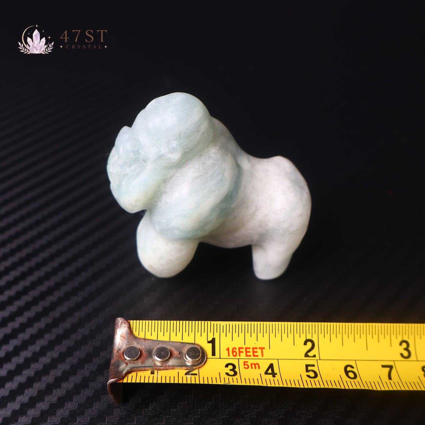 Amazonite Gorilla Carving