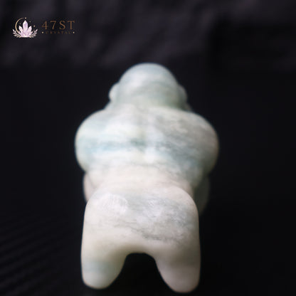 Amazonite Gorilla Carving