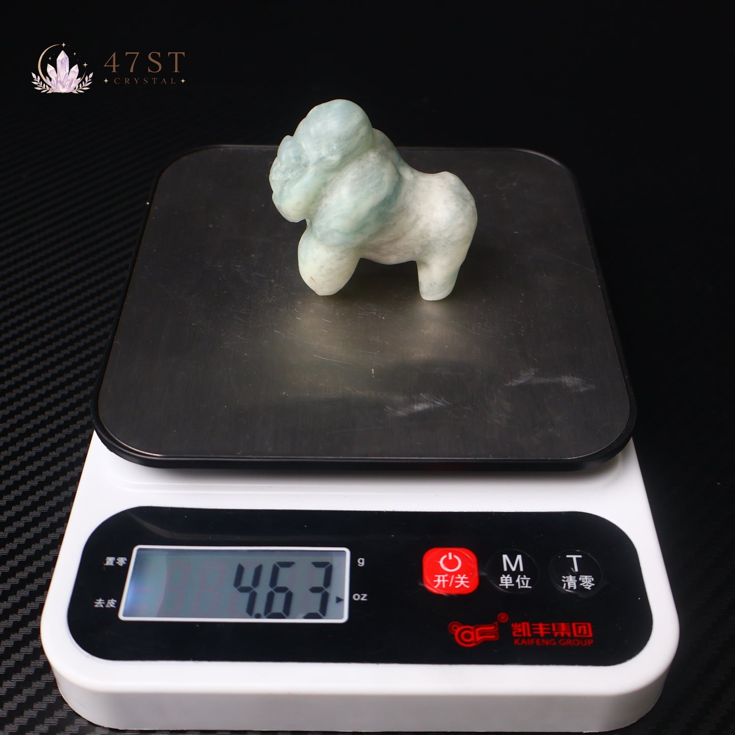 Amazonite Gorilla Carving