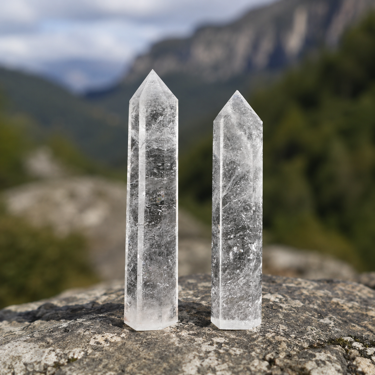 Clear Quartz Tower