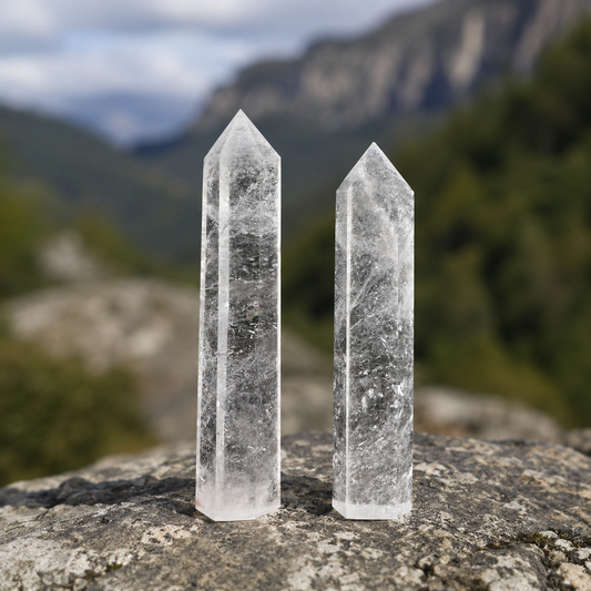 Clear Quartz Tower