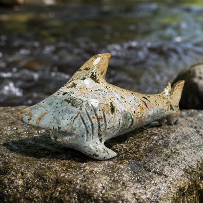 Ocean Jasper Shark Carving