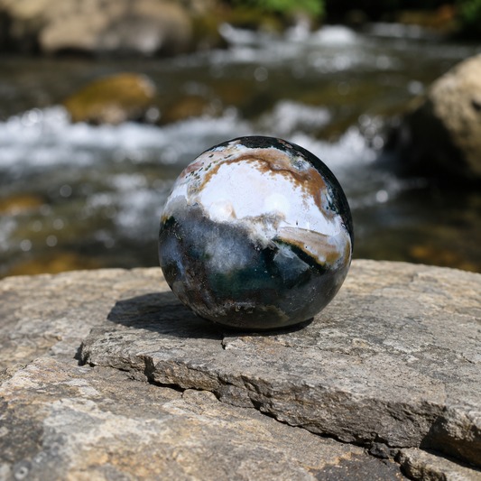 Ocean Jasper Sphere