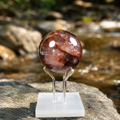 Fire Quartz Sphere