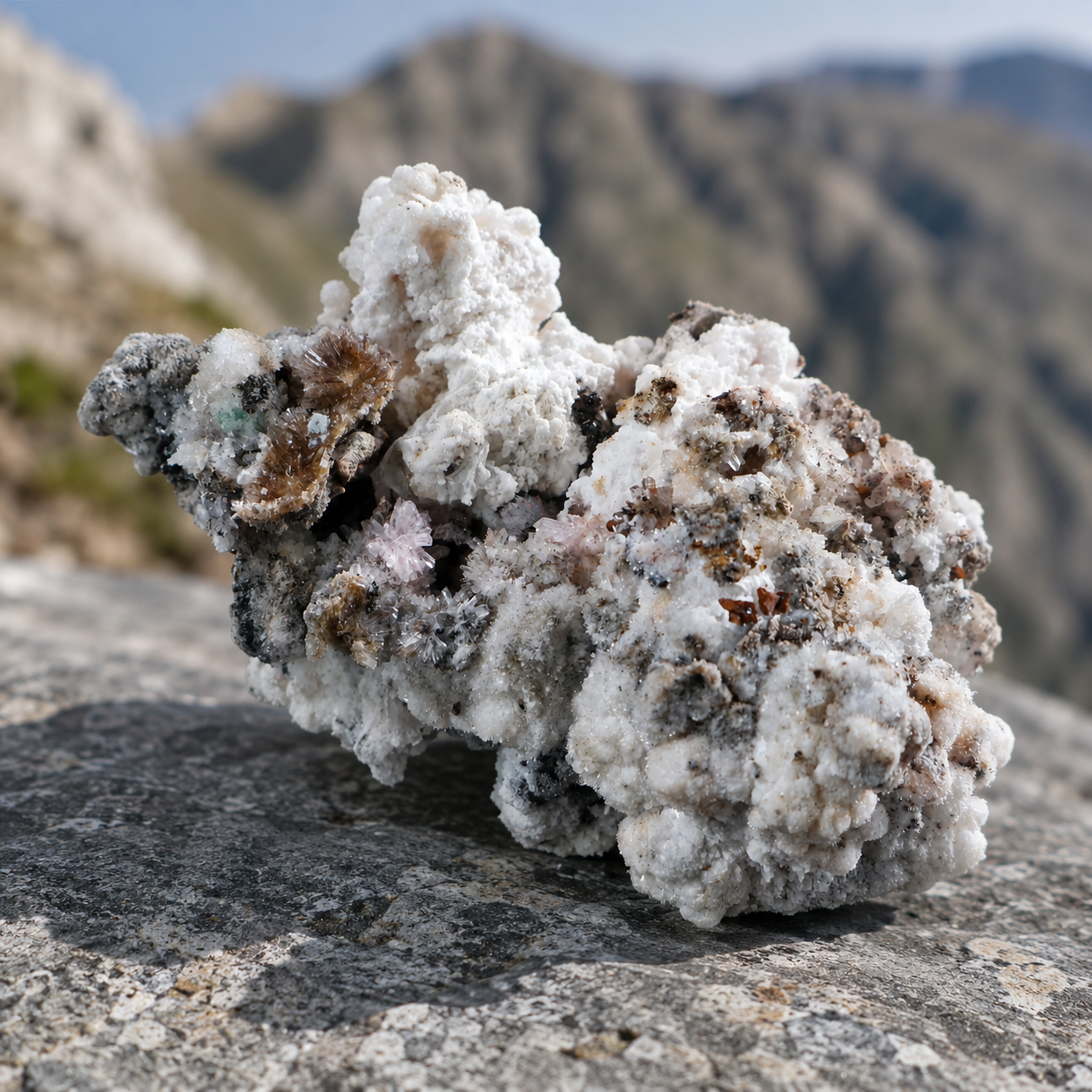 Natural Creedite Mineral Specimen