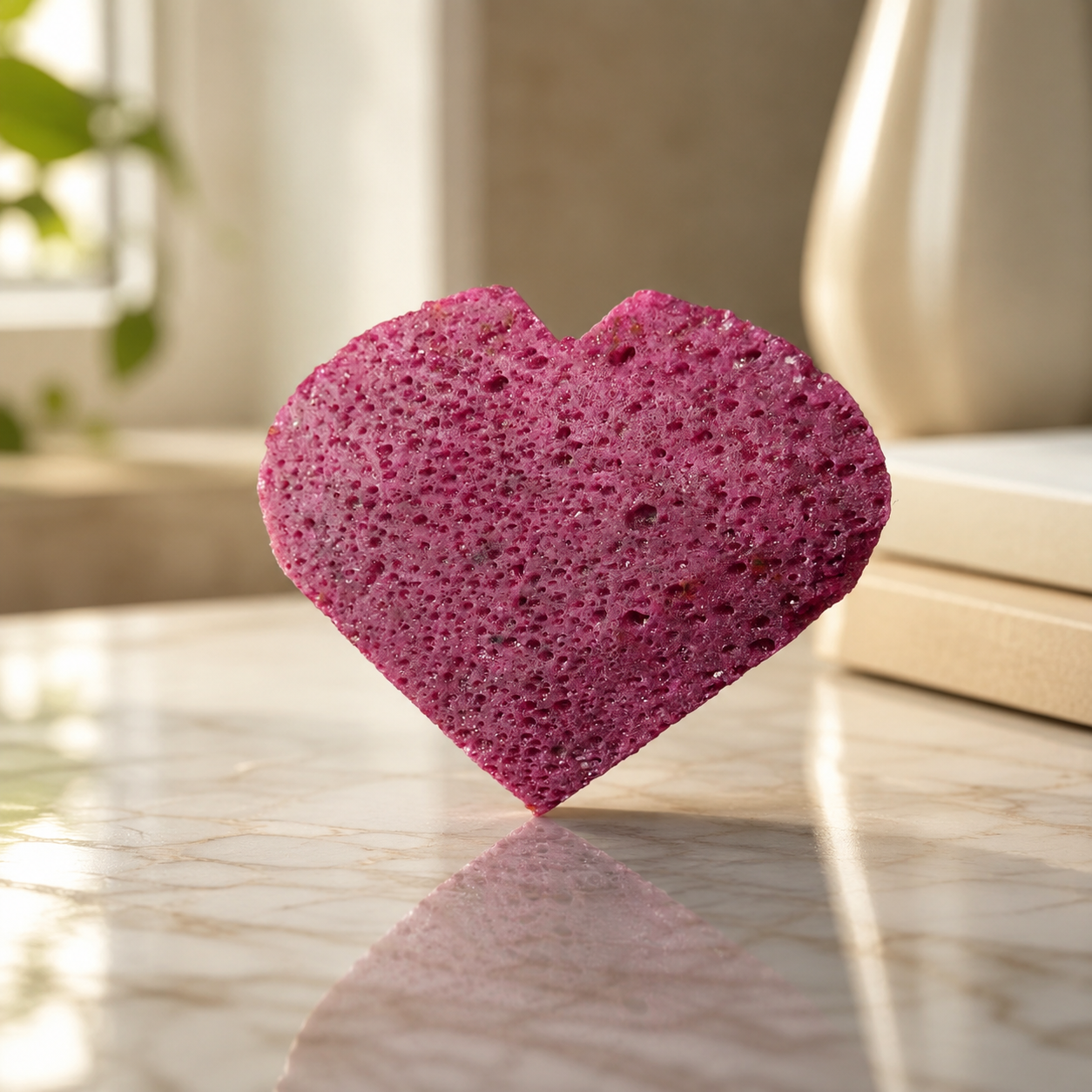 Honeycomb Ruby Heart