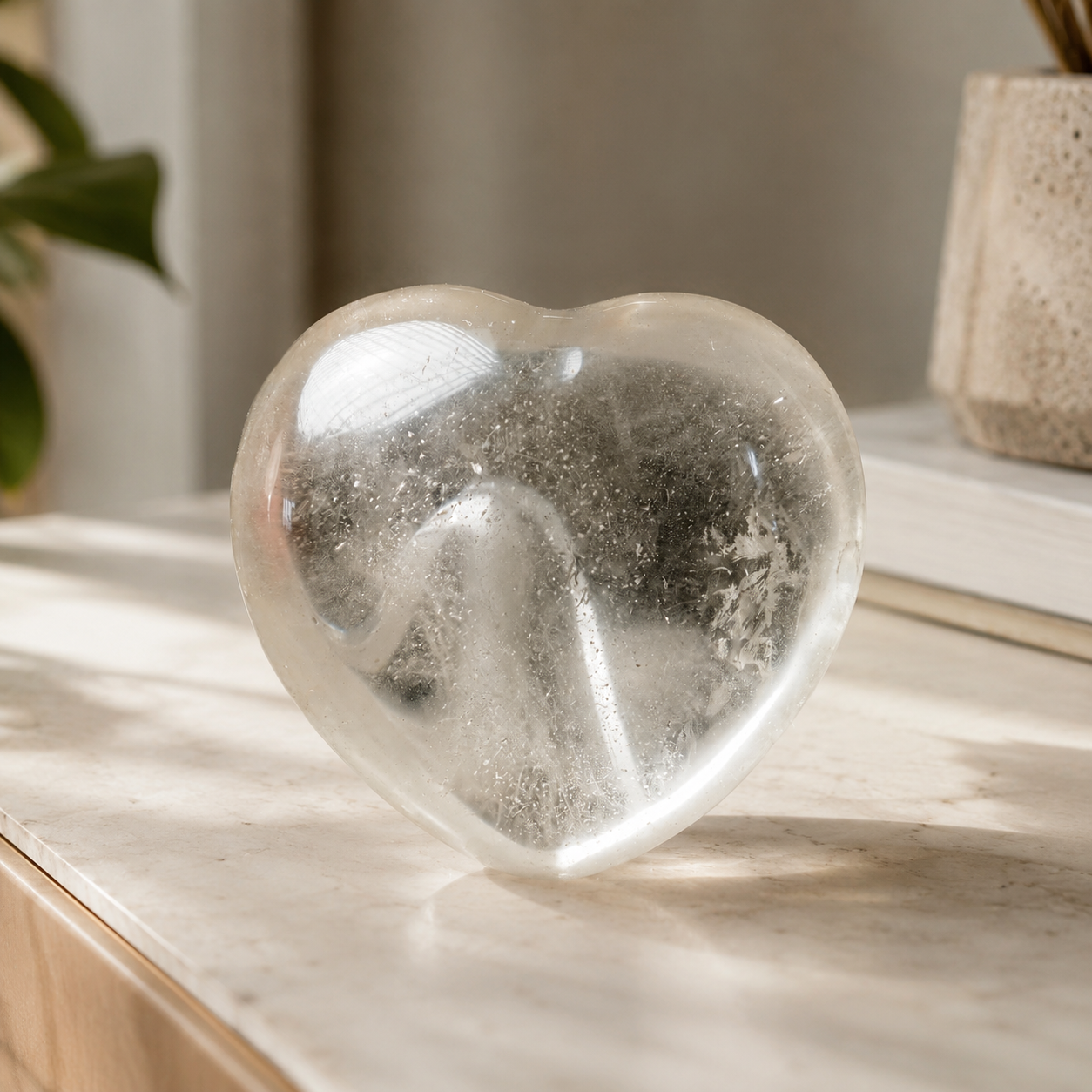 Smoky Quartz Heart