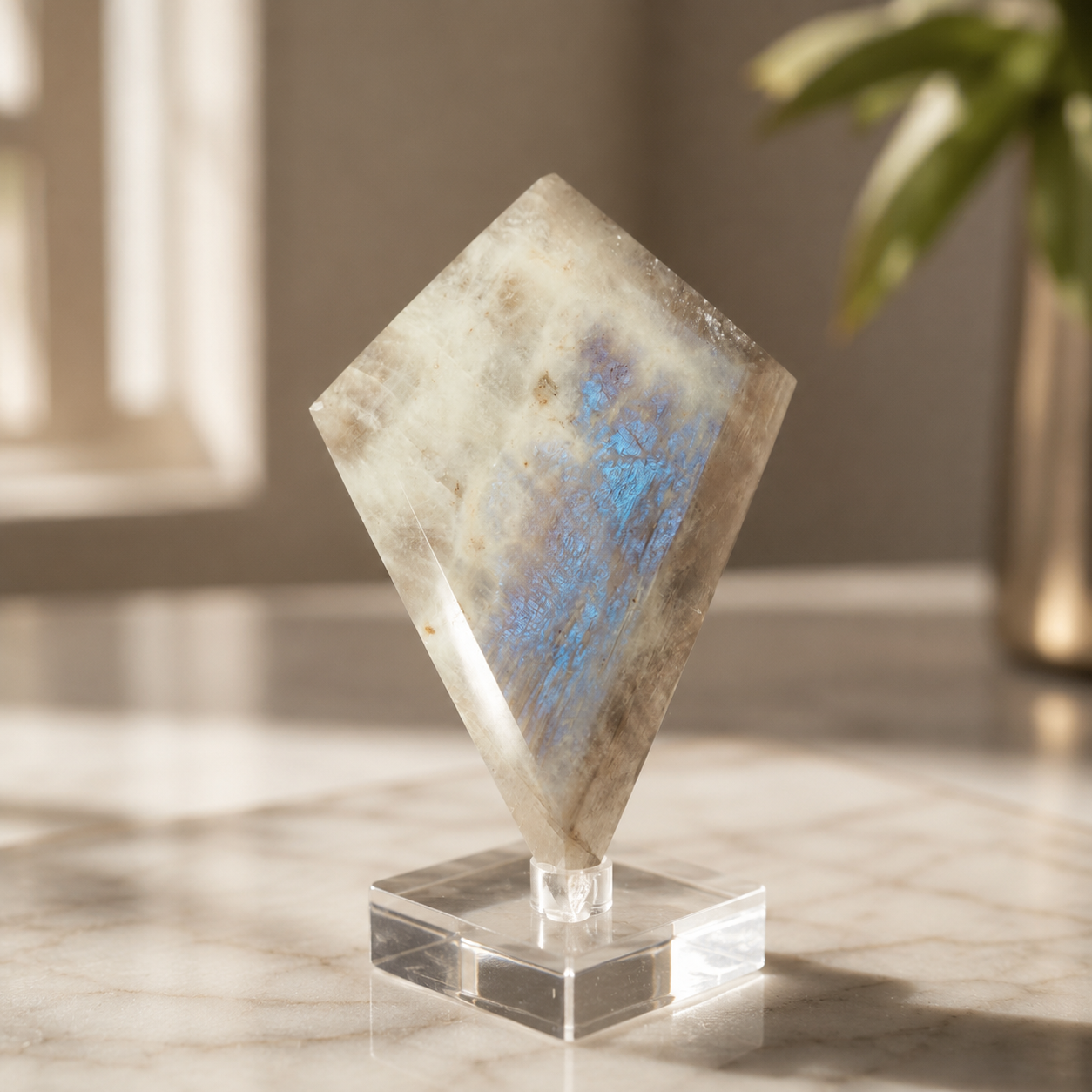 Moonstone Diamond Carving