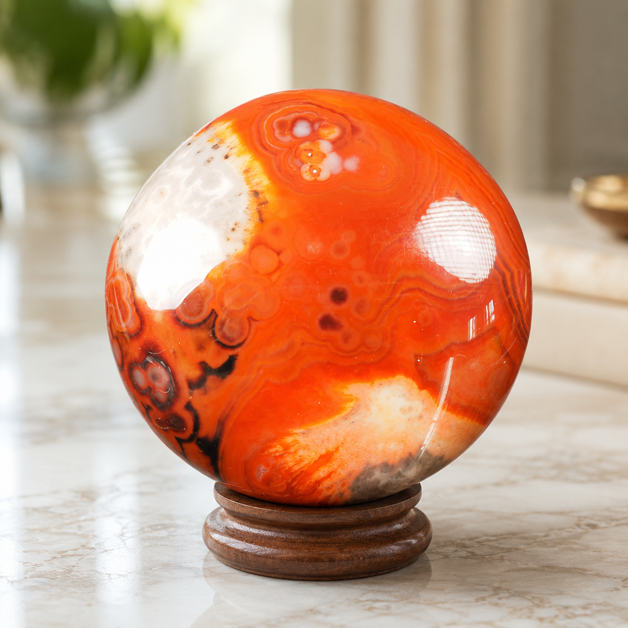 Sardonyx Palm Stone
