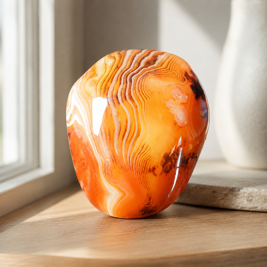 Sardonyx Palm Stone