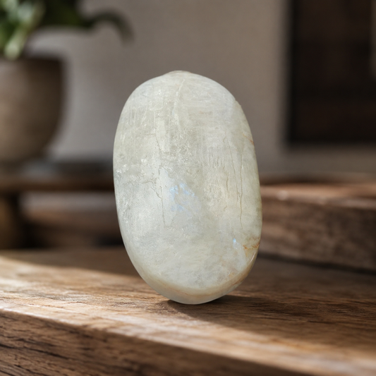 Moonstone Palm Stone