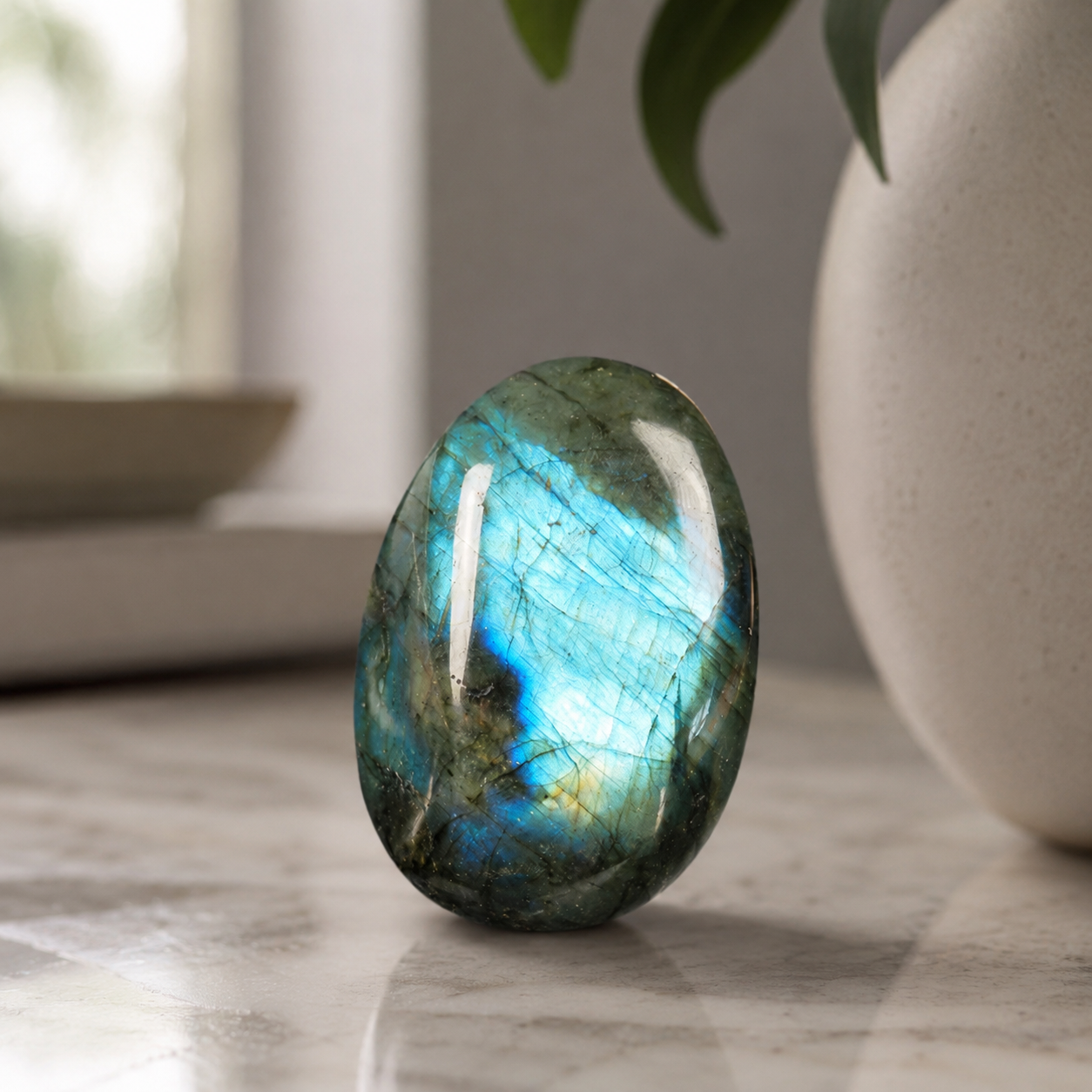 Labradorite Palm Stone