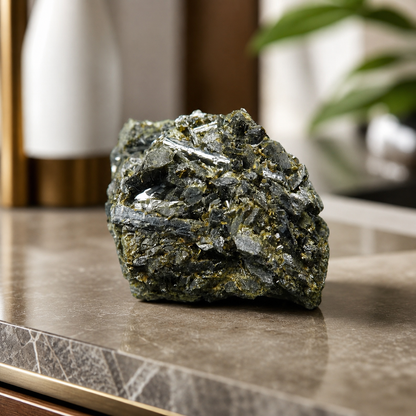 Raw Green Tourmaline Specimen