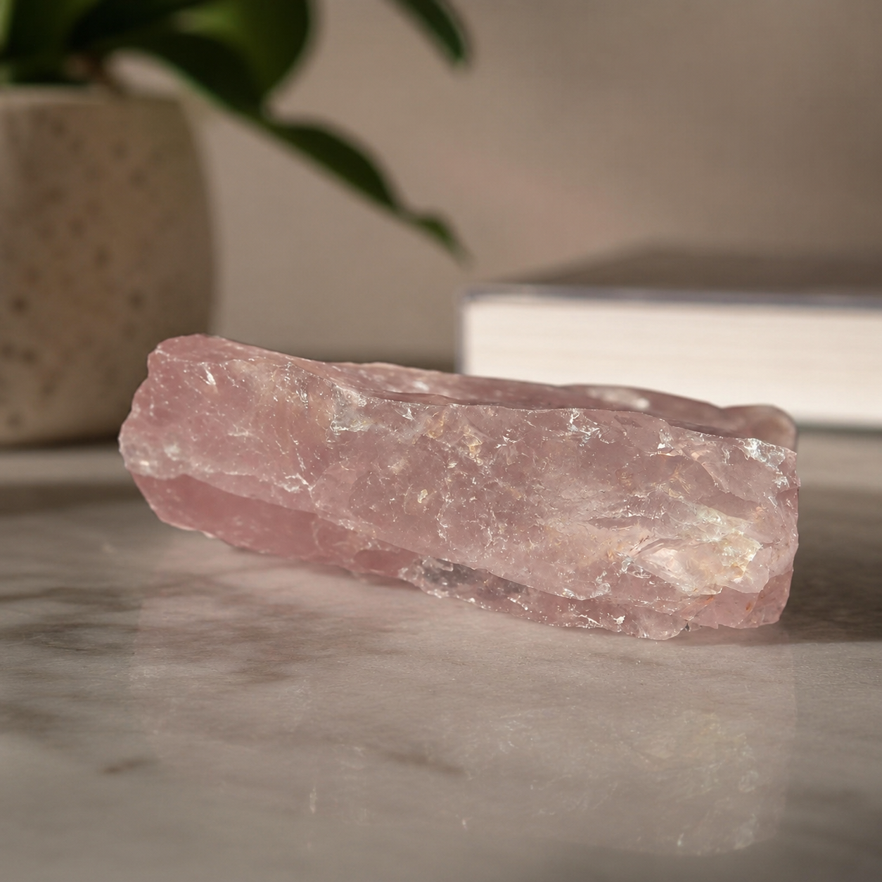 Raw Rose Quartz Specimen