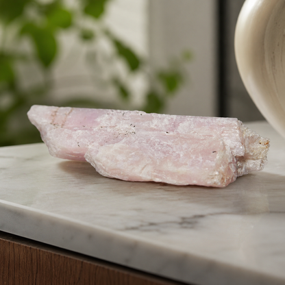 Raw Kunzite Specimen