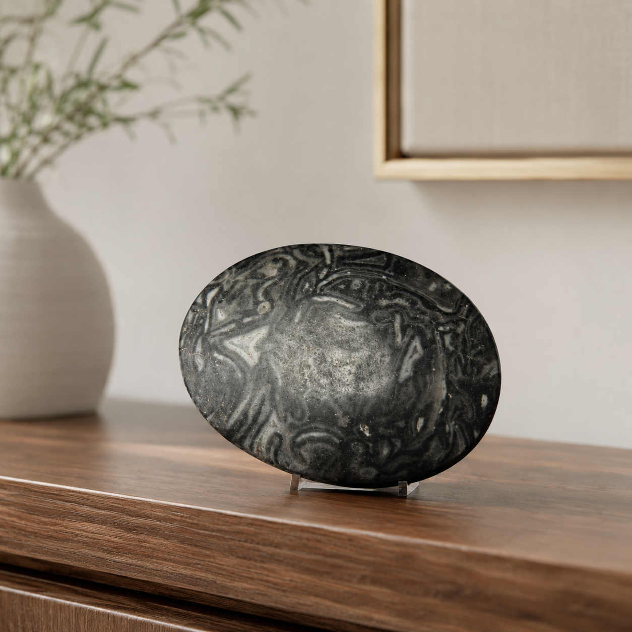 Picasso Jasper Palm Stone