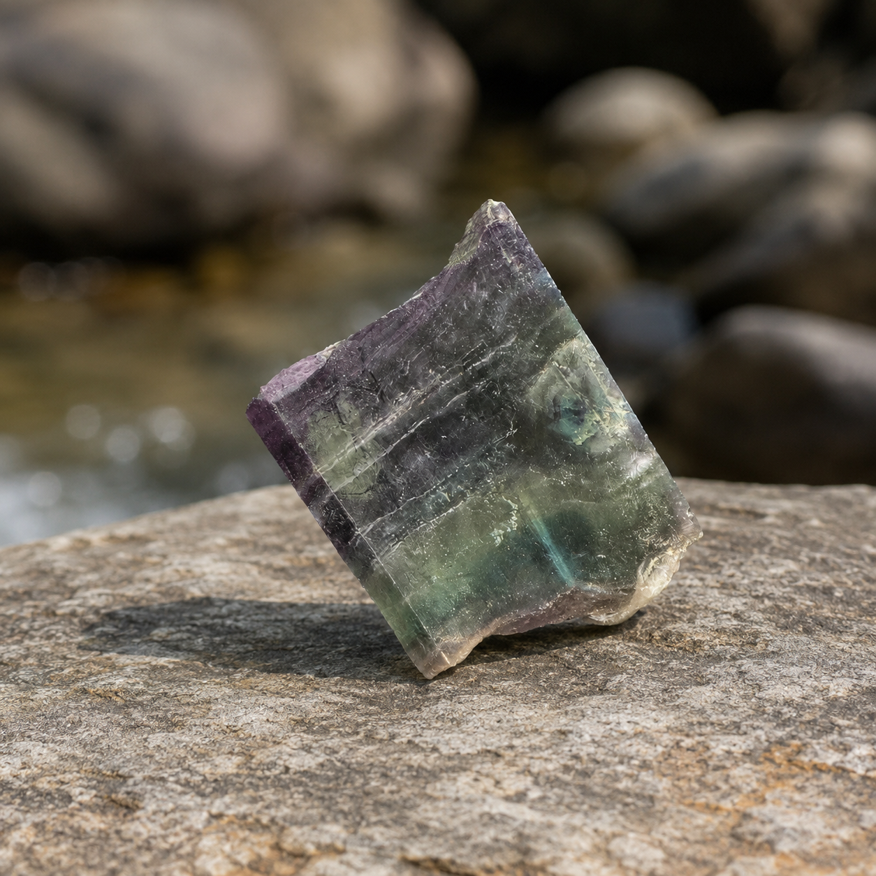 Rainbow Fluorite Slab