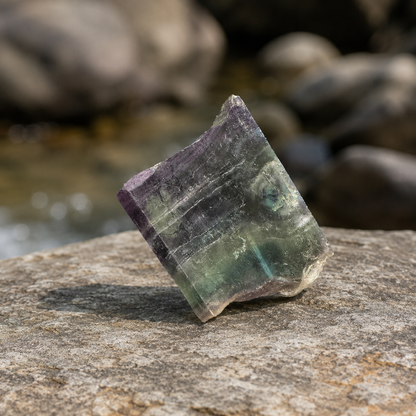 Rainbow Fluorite Slab