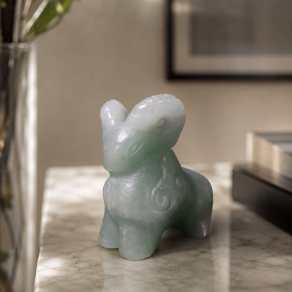 Green Aventurine Bighorn Sheep