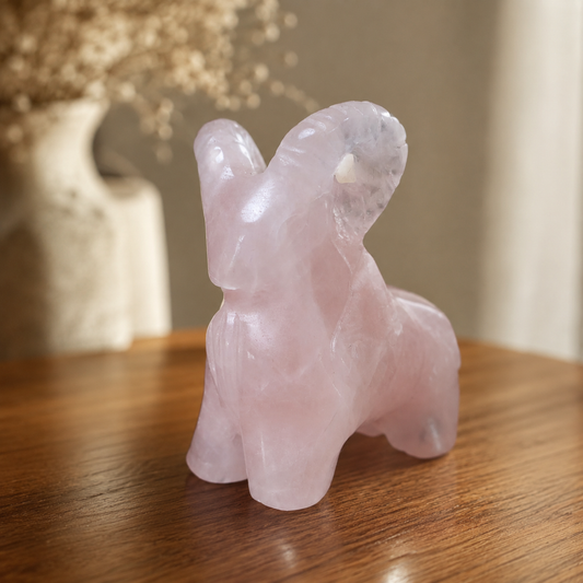 Rose Quartz Bighorn Sheep