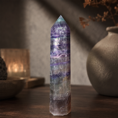 Rainbow Fluorite Tower