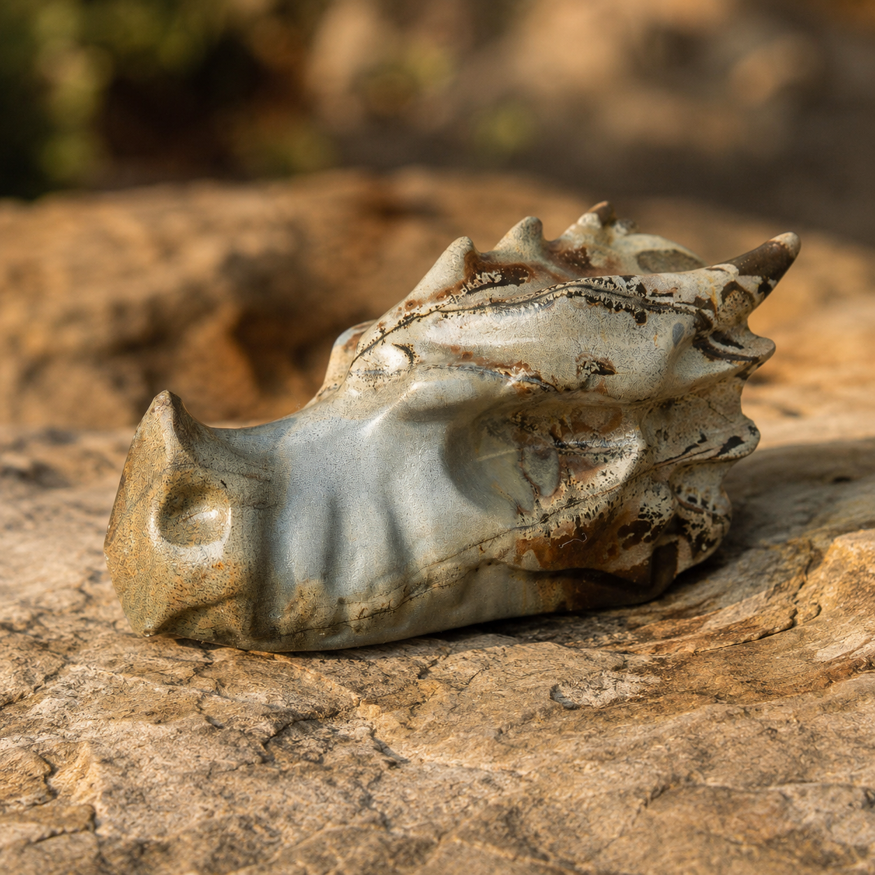 Picture Jasper Dragon Head