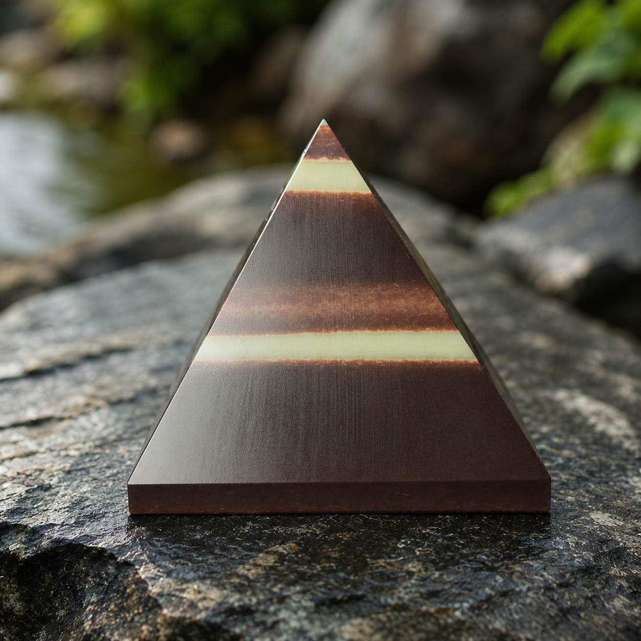 Purple Robe Jade Pyramid