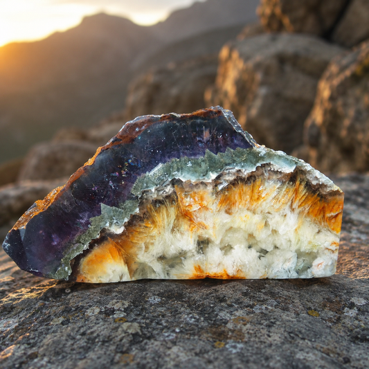 Super 7 Fluorite Slab