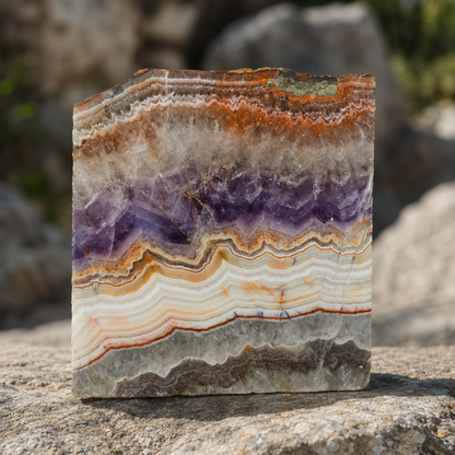 Amethyst Agate Slab