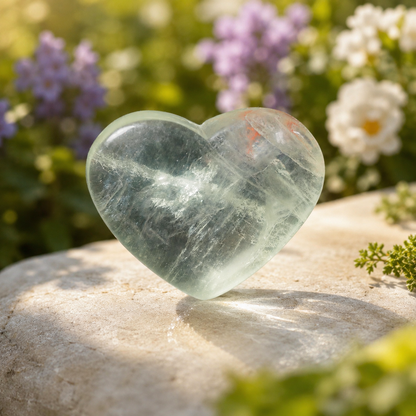 Fluorite Heart