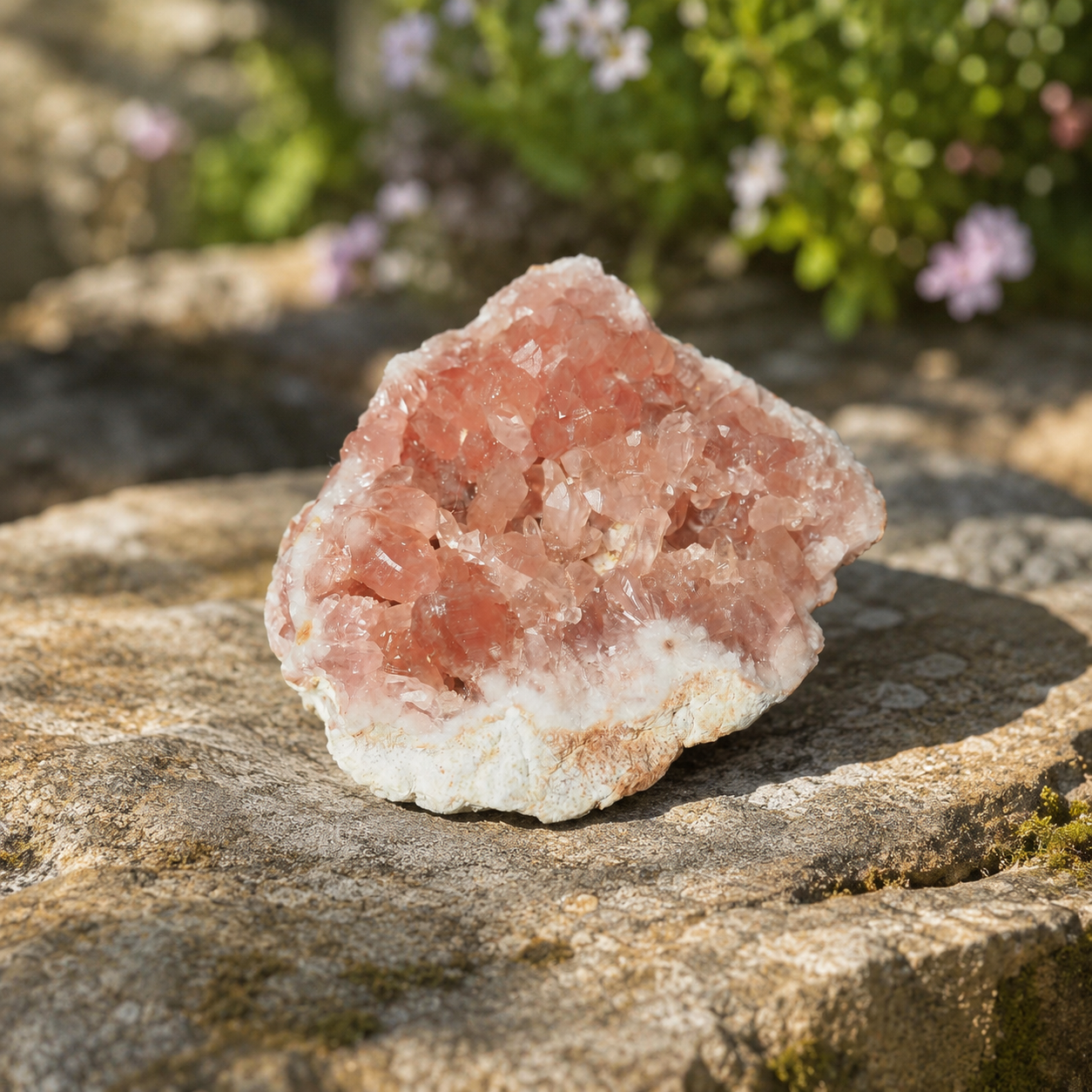 Pink Amethyst Cluster
