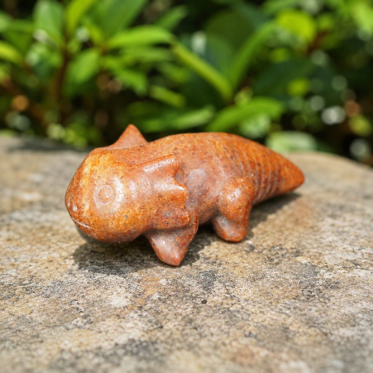 Hongshan Red Jasper Axolotl