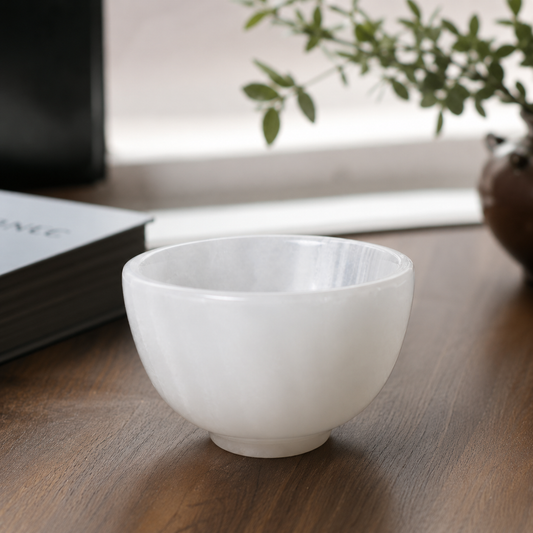 White Onyx Bowl
