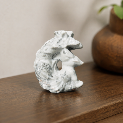 YinYang Jade Fox Carving