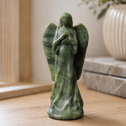Serpentine Angel Carving