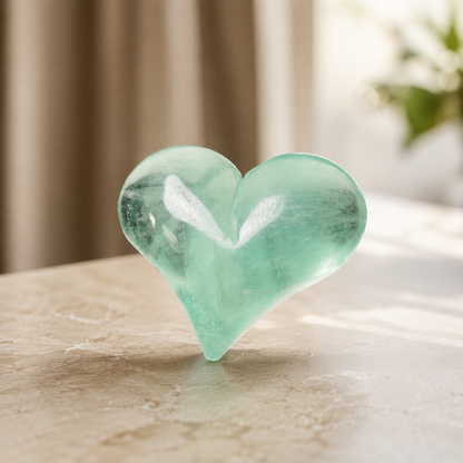 Fluorite Heart