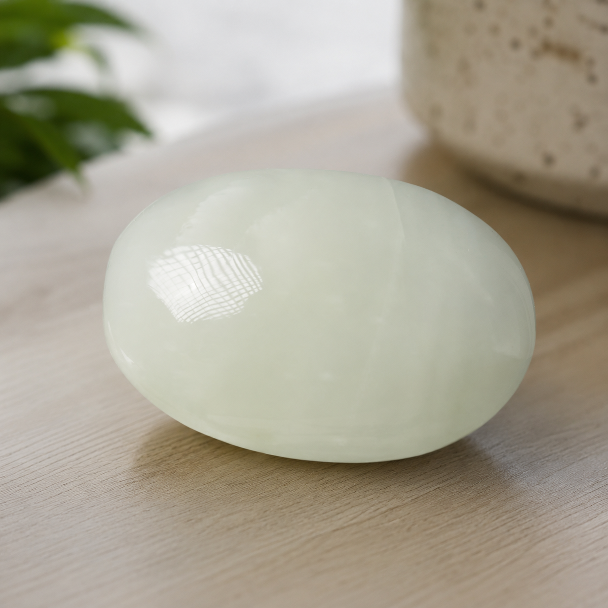 Moonstone Palm Stone