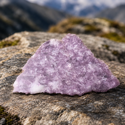 Lepidolite Slice Specimen