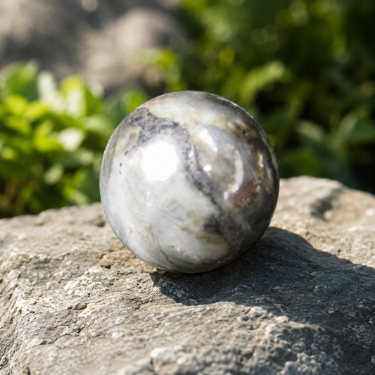 Black Moonstone Sphere