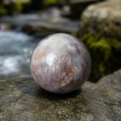 Black Moonstone Sphere