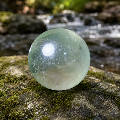 Apple Fluorite Sphere