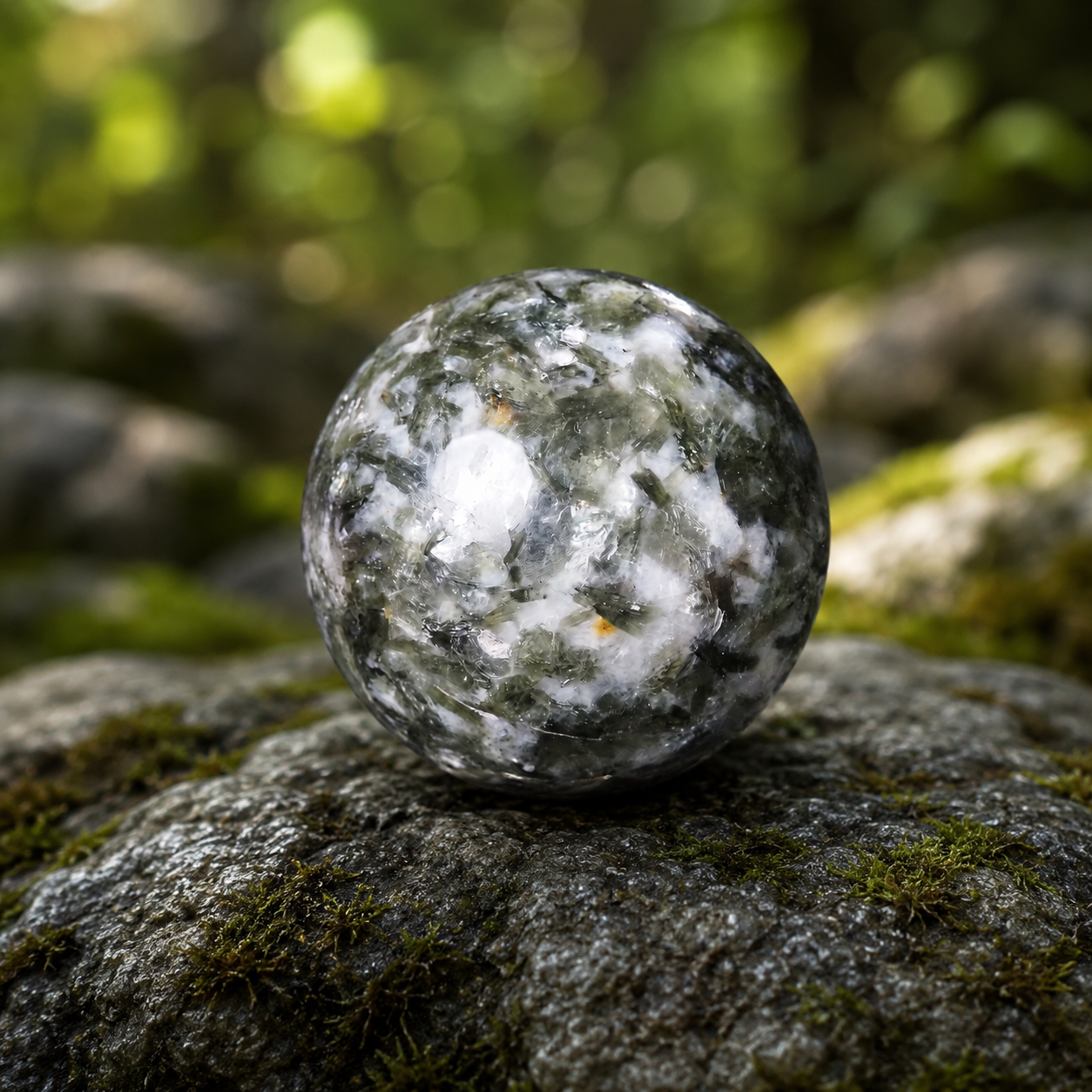 Larvikite Sphere