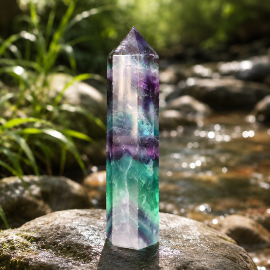 Rainbow Fluorite Tower