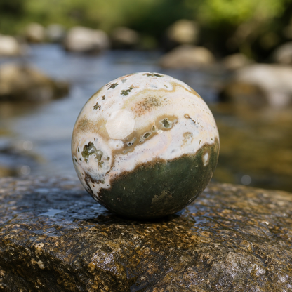 Ocean Jasper Sphere