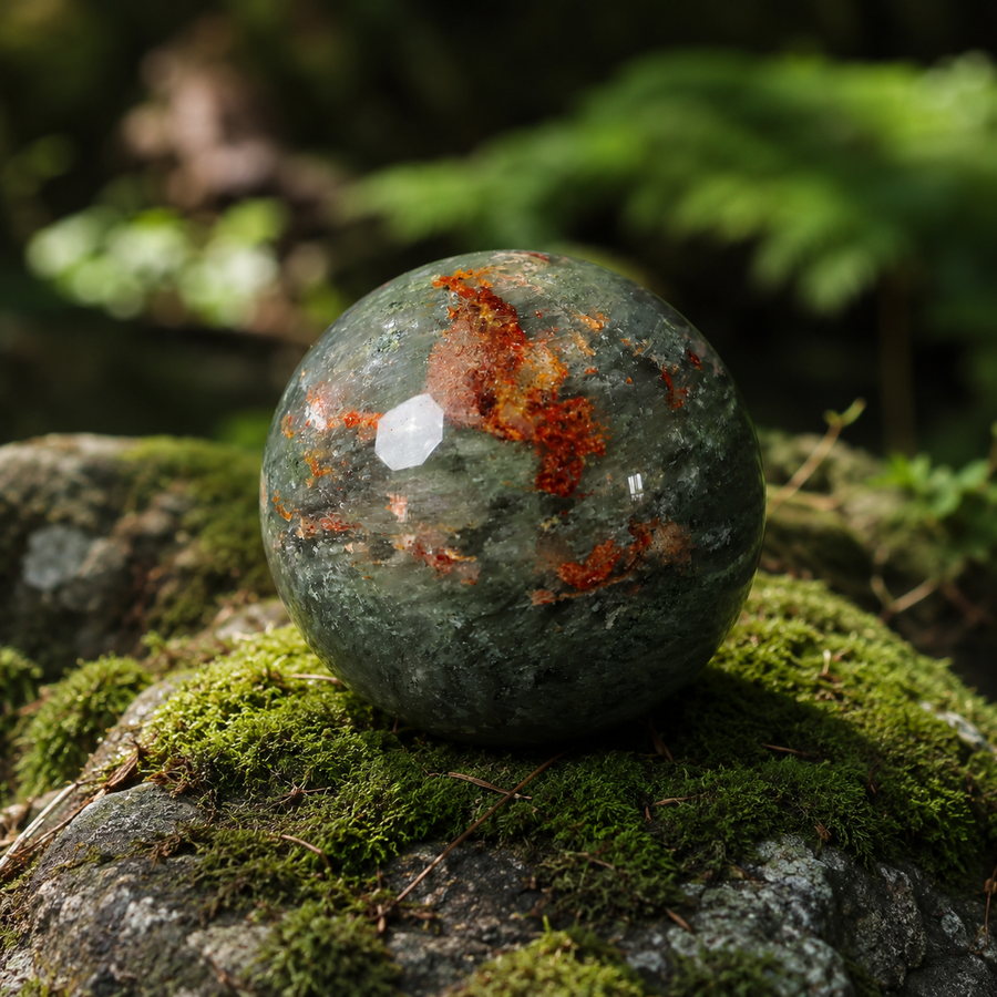 African Bloodstone Sphere